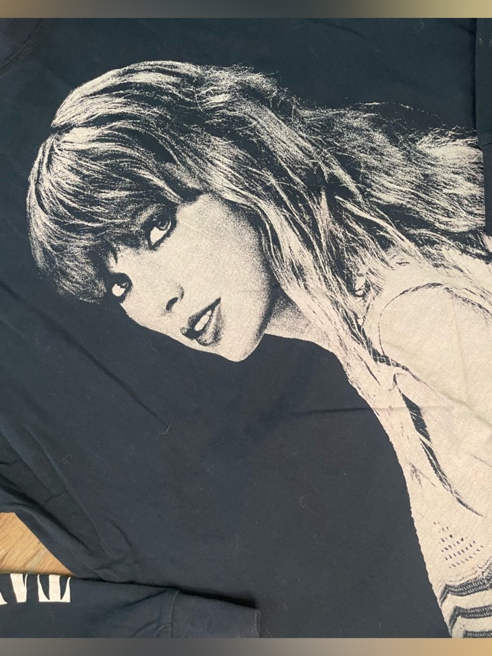 Official Taylor Swift The Eras Tour Long Sleeve T-Shirt Navy Blue Size L - Picture 7 of 7